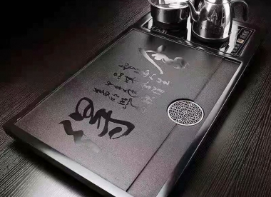 Khay trà đạo đá Bazan