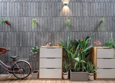 Đá ong ốp tường 3D quy cách 5x30