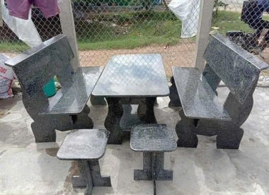 Bộ bàn ghế đá hoa cương