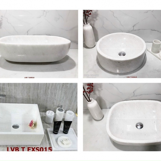 Lavabo tone trắng