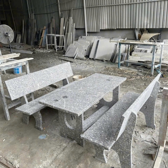 Bộ bàn ghế đá hoa cương